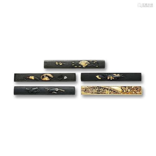 Five various kozuka Edo period (1615-1868), 18th/19th century