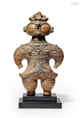 torso of a dogu (earthenware figure) of a woman Late Jomon period (5th-3rd century BC), and later