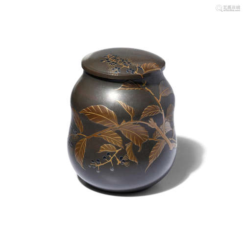 A lacquer natsume (tea caddy) Edo period (1615-1868), 19th century