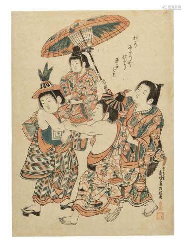 OKUMURA MASANOBU (1686-1764) Edo period (1615-1868), 1743-1753