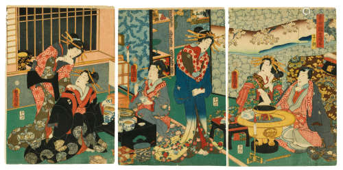 Utagawa Kunisada I (Toyokuni III, 1786-1864) and Utagawa Kuniyoshi (1797-1861) Edo period (1615-1868), 1847-1859