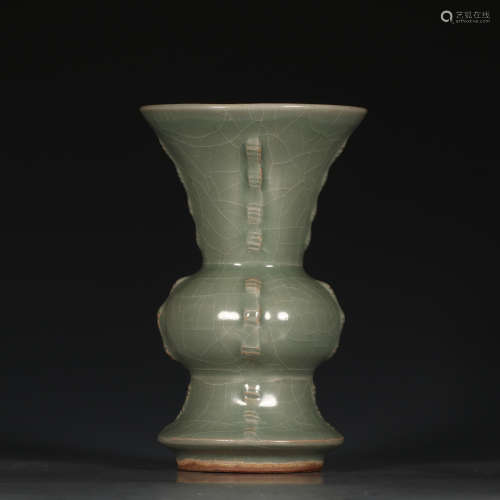 A Chinese Longquan Kiln Porcelain Zun