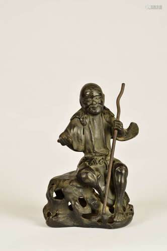 A Chinese Bronze Figure Ornament