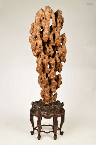 A Chinese Eaglewood Rockery Ornament