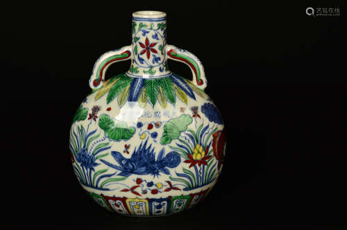 A Chinese Doucai Porcelain Vase