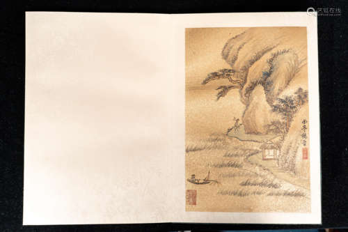 A Chinese Album of Painting, Yang Jin and Jin Nong Mark