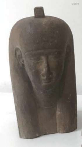 Bust of Ptah Sokar Osiris wearing the tripartite w…