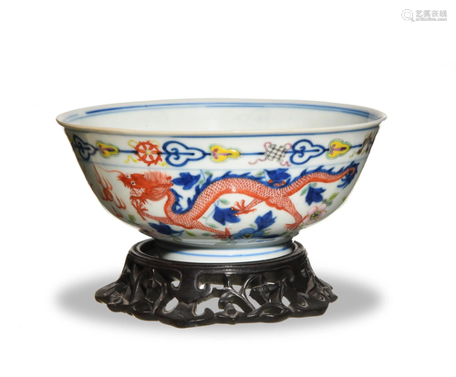 Chinese Bowl with Dragons and Phoenixes, Q…