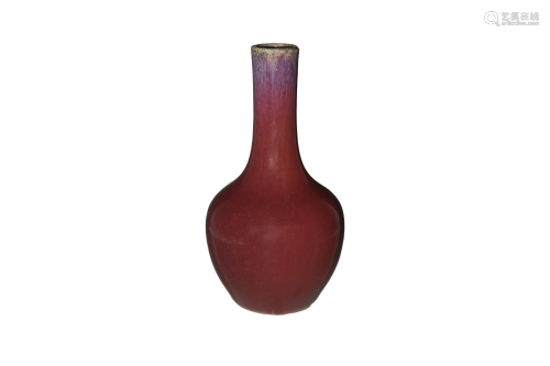 Chinese Flambe Vase, 18-19th Century