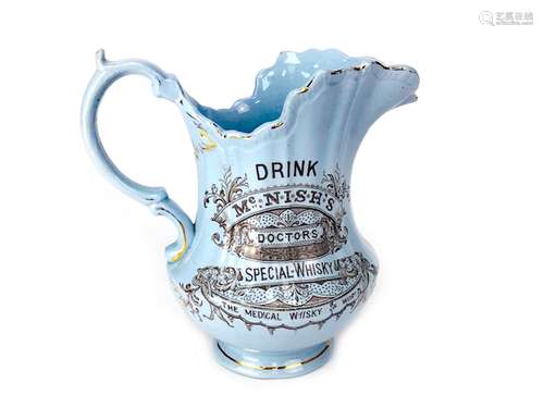 A BURSLEM MCNISH'S DOCTORS SPECIAL WHISKY JUG