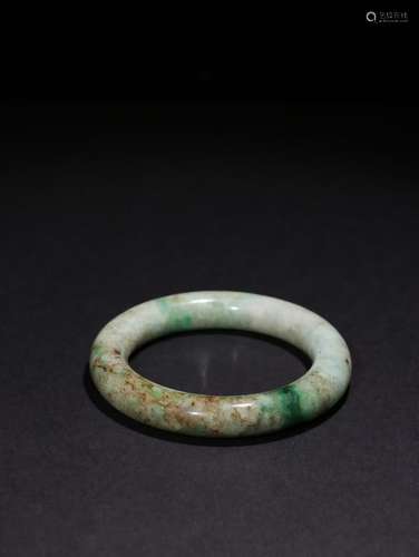 A Chinese Jadeite Bracelet