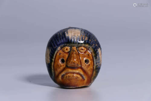 A Chinese Tang tri-color glazed Porcelain Ornament