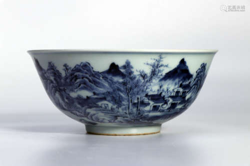 A Chinese Blue and white Porcelain Bowl