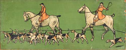Cécil ALDIN [English] (1870 1935) Horsemen with th…