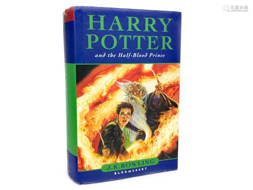 A FIRST EDITION COPY OF HARRY POTTER AND THE HALF BLOOD PRINCE