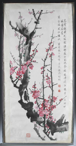 Chen Xue Wei, Cherry blossoms, 20th/21st c.