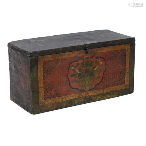 Painted Tibetan chest