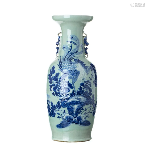 Large Chinese porcelain vase, Tongzhi.