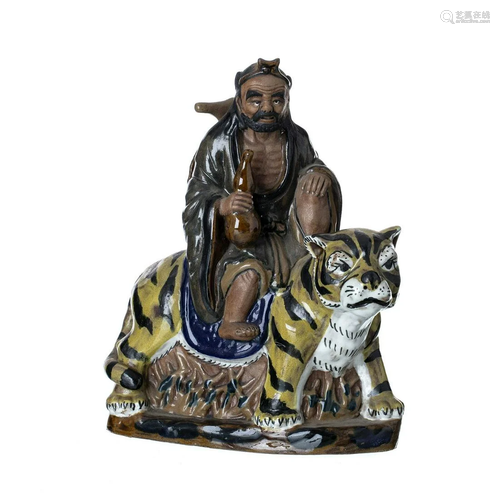 Deity with tiger