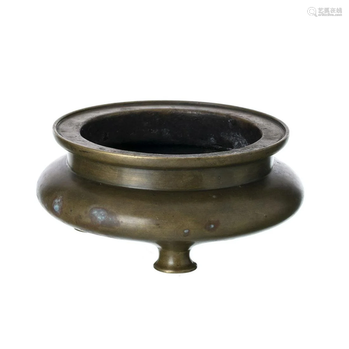 Chinese censer in bronze, 19th