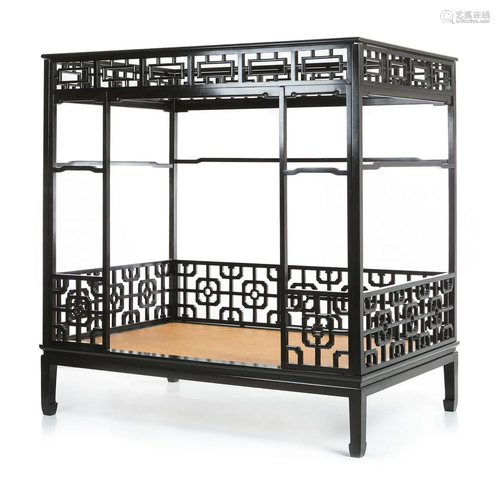 Chinese canopy bed