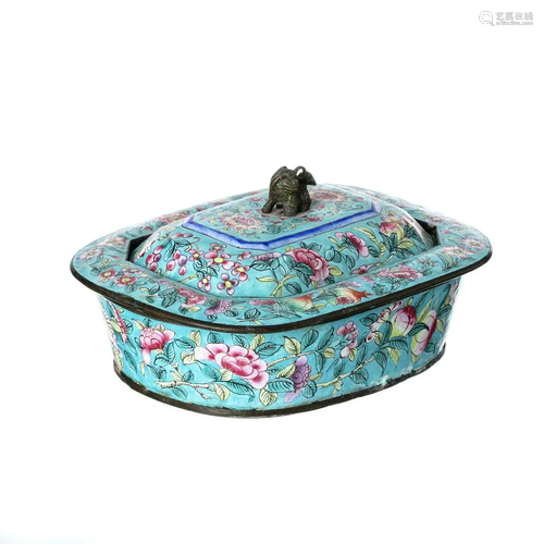 Canton enamel soap dish