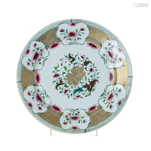 Chinese porcelain plate, Yongzheng