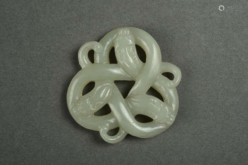 A JADE ORNAMENT QING DYNASTY