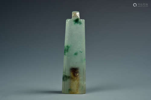 A JADEITE FINIAL QING DYNASTY