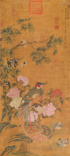 Qing Dynasty -  Flower and Bird Painting