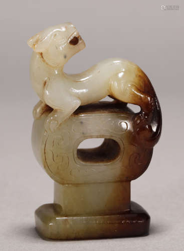 Han Dynasty - Beast Shape Jade Ornament