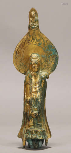 Northern Wei - Gilt Buddha Statue