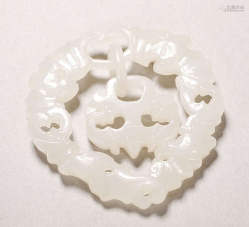 Qing Dynasty - Hetian Jade Pendant