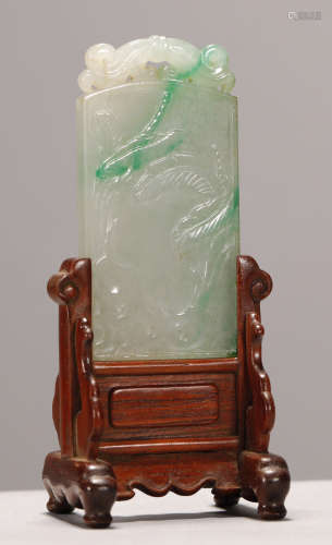Qing Dynasty - Jadeite Screen Ornament