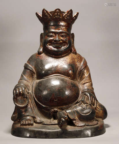 Ming Dynasty - Gilt Buddha Statue