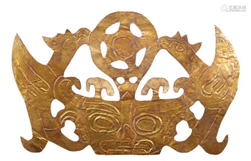 Carved Gold Ornament