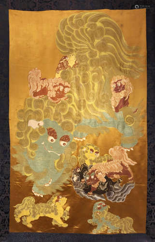 Qing Dynasty -  Buddha Painting