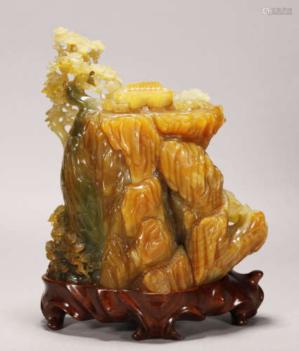 Qing Dynasty - Carved Jade Ornament
