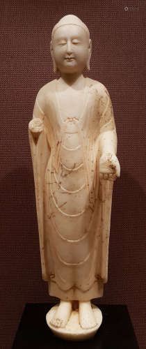 Northern Qi - Stone Carved Buddha Statue
