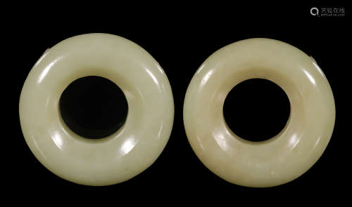 Hongshan Culture - Pair of Jade Ring