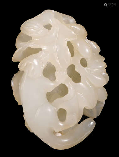 Qing Dynasty - Hetian Jade Ornament