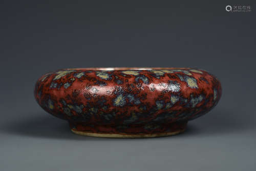 A FLAMBE GLAZED WASHER QING DYNASTY