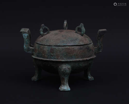 A BRONZE DUI WARRING STATES PERIOD