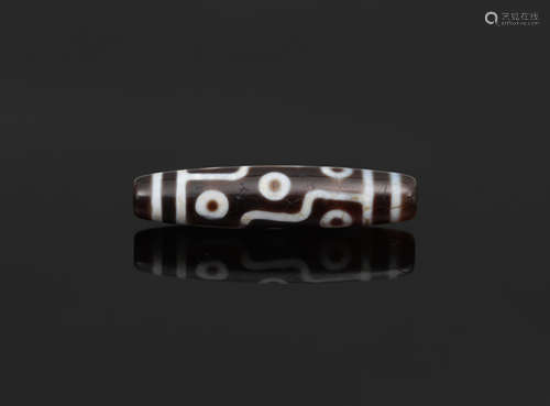 A Dzi Tibetan Bead