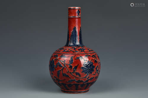 A FAHUA VASE MING DYNASTY