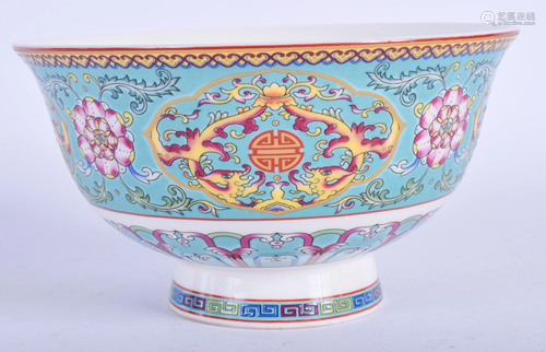 A CHINESE PORCELAIN BOWL 20th Century. 13.5 cm…