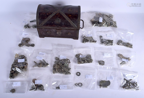 A COLLECTION OF METAL DETECTOR FINDS inclu…