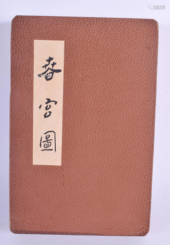 A CHINESE EROTIC FOLDING BOOKLET.