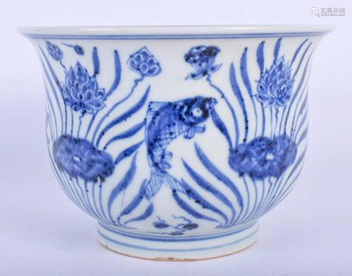 A CHINESE BLUE AND WHITE PORCELAIN BOWL 20…