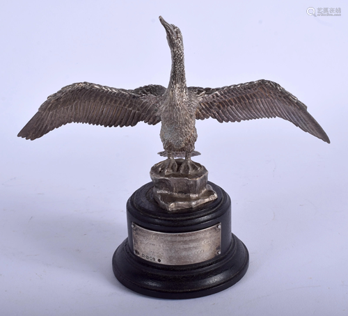 A SILVER MOUNTED MILITARY PRESENTATION WHI…